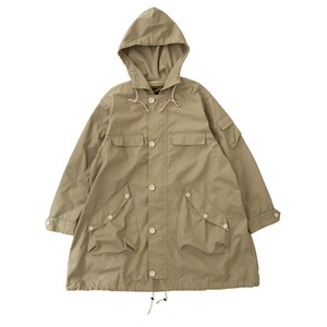 T/C POPLIN HOODED COAT / T/C ポプリンフーデッドコート (BEIGE )