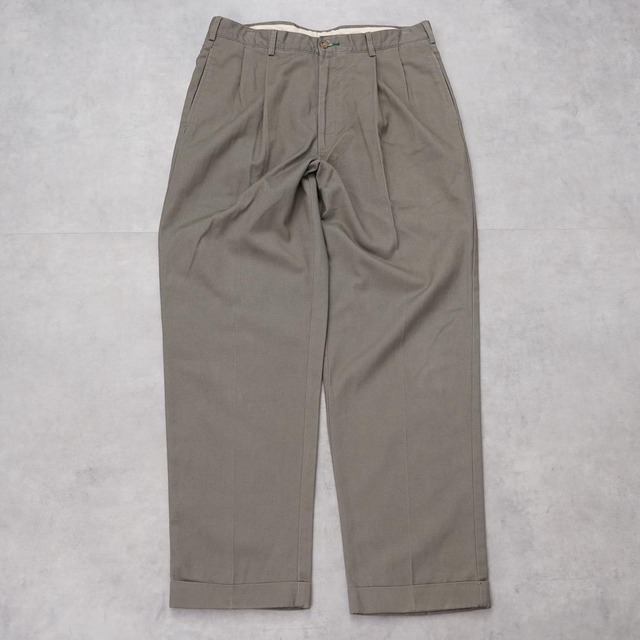トミーヒルフィガー W34 チノパン 00s グレー ストレート 14195