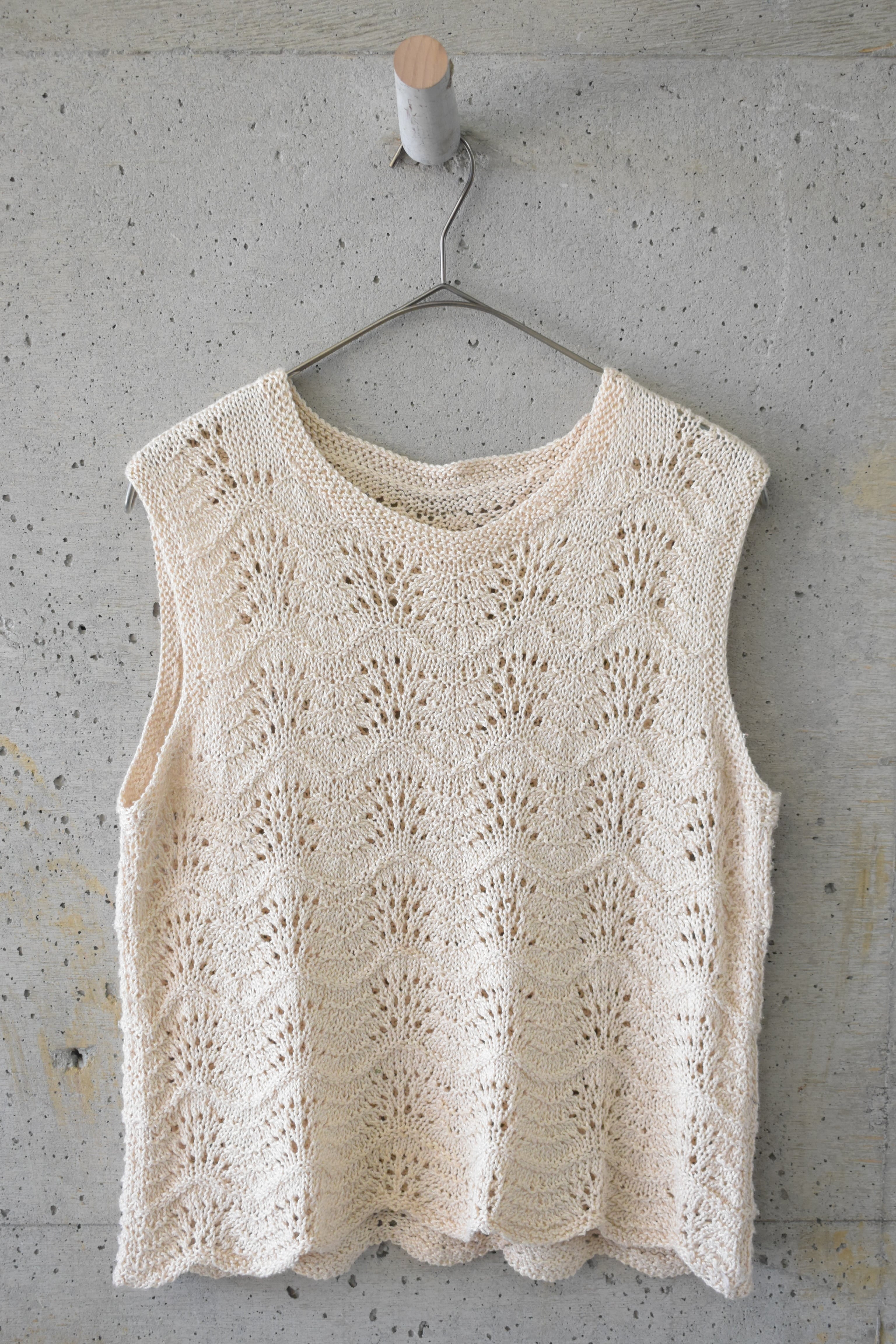 Glitter knit vest