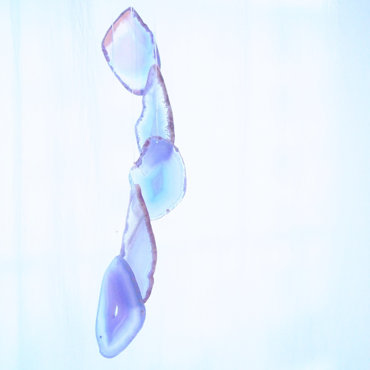 Daybreak Blue 07 - アゲートヒーリングチャイム / Agate Sun Catcher Wind Chime 513