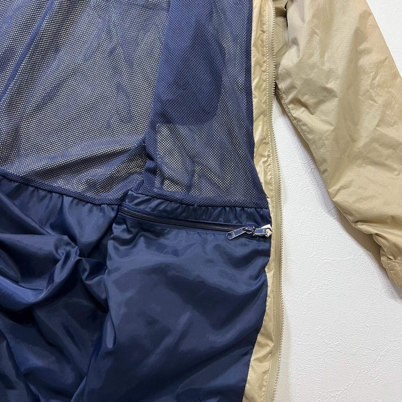 90s L.L.Bean ハイネック ドローコード ダブルジップ 裏地メッシュ