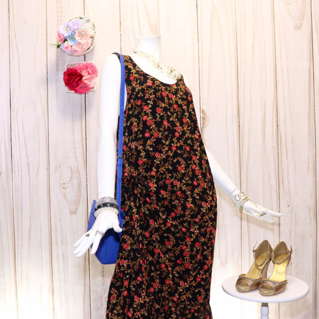 カネコイサオ 総柄ノースリーブワンピース フリーサイズ | アパレル