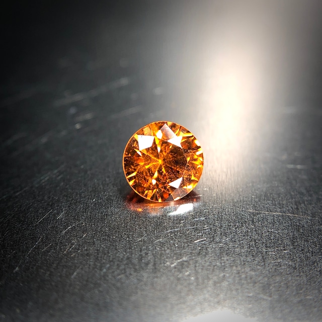 最も美しいオレンジ色 0.33ct UP 天然 マンダリンガーネット