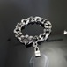 #1 & BUTTERFLY COMBO BRACELET HEART CLASP w/PADLOCK / #1 & バタフライ コンビ ブレスレット・ハートクラスプ