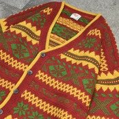 alpaca blend design wool cardigan