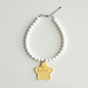 【予約】Pet Necklace Beads｜Star