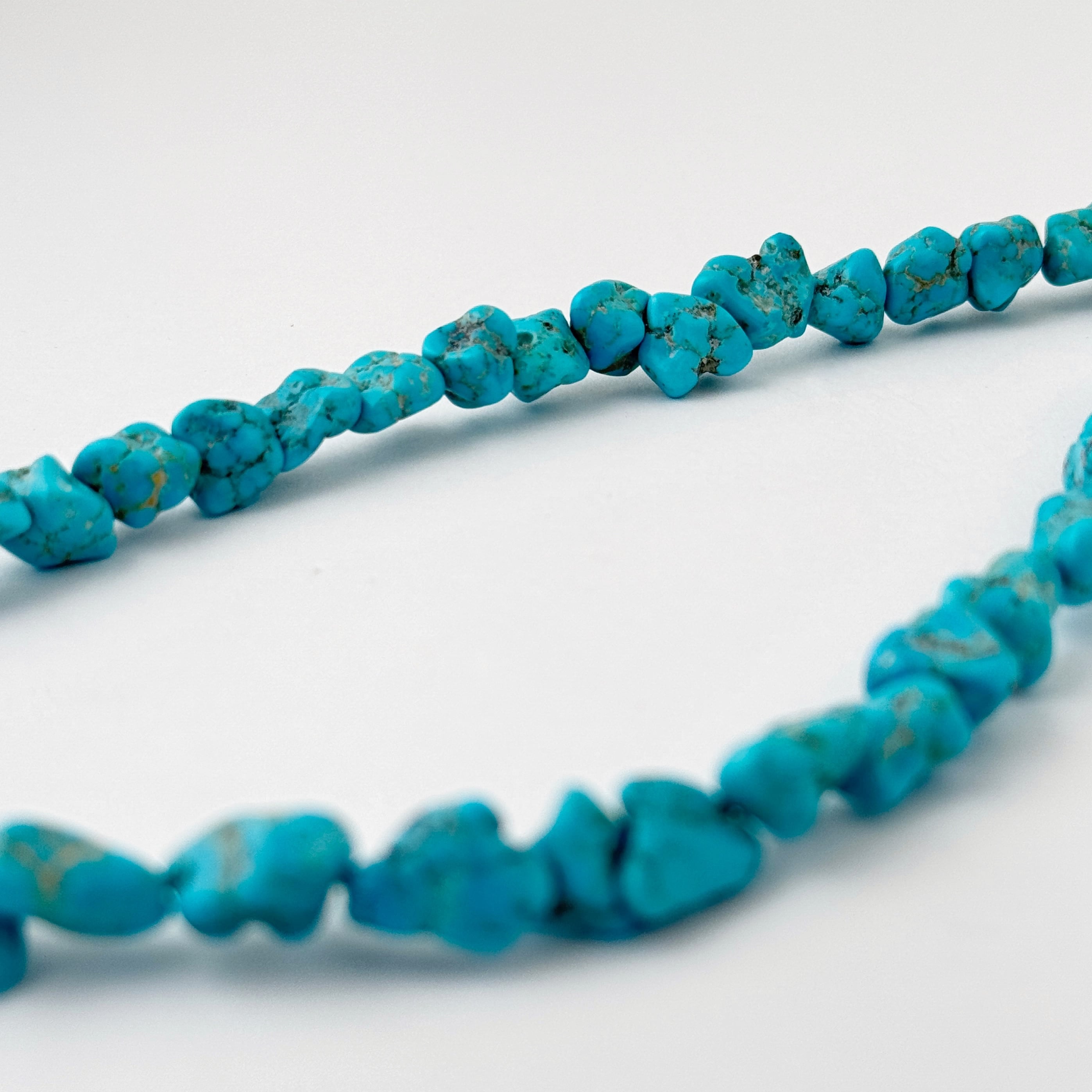 Indian Jewelry》【一点物】大粒 ラフカット ターコイズ ネックレス Indian Jewelry》【一点物】大粒 ラフカット ターコイズ ネックレス