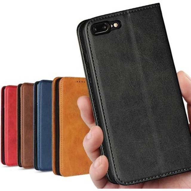 iPhone 8 plus/iPhone 7 plus ケース 手帳型 アイフォン 8 プラス ケース iphone7plus iphone8plus ケース 手帳型 iphone8 plus 8plus iphone7 plus スマホケース 7プラス 8プラス ケース 7plus 適用 case iCovercase 内蔵マグネット スタンド機能 落ち着いた色 レトロ ブラック 81