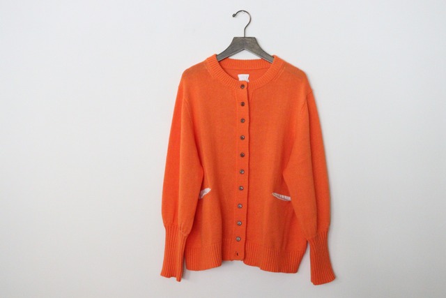 gauze#  ORDINARY KNIT CARDIGAN