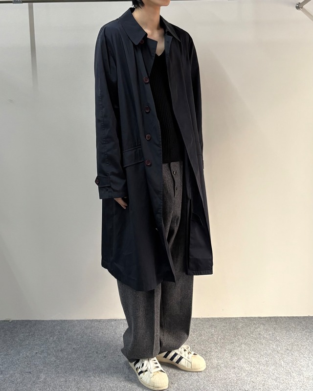 【GIORGIO ARMANI】nylon balmacaan coat