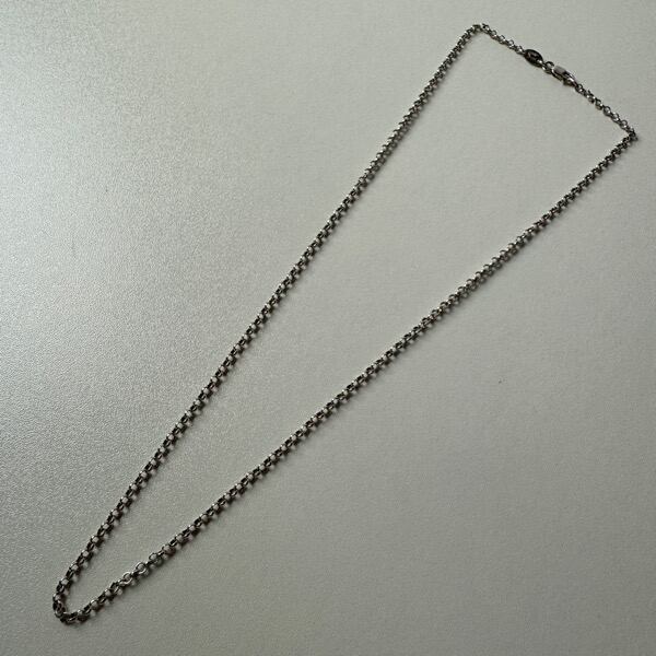 クロムハーツネックレスロールチェーン20インチ（50センチ）
