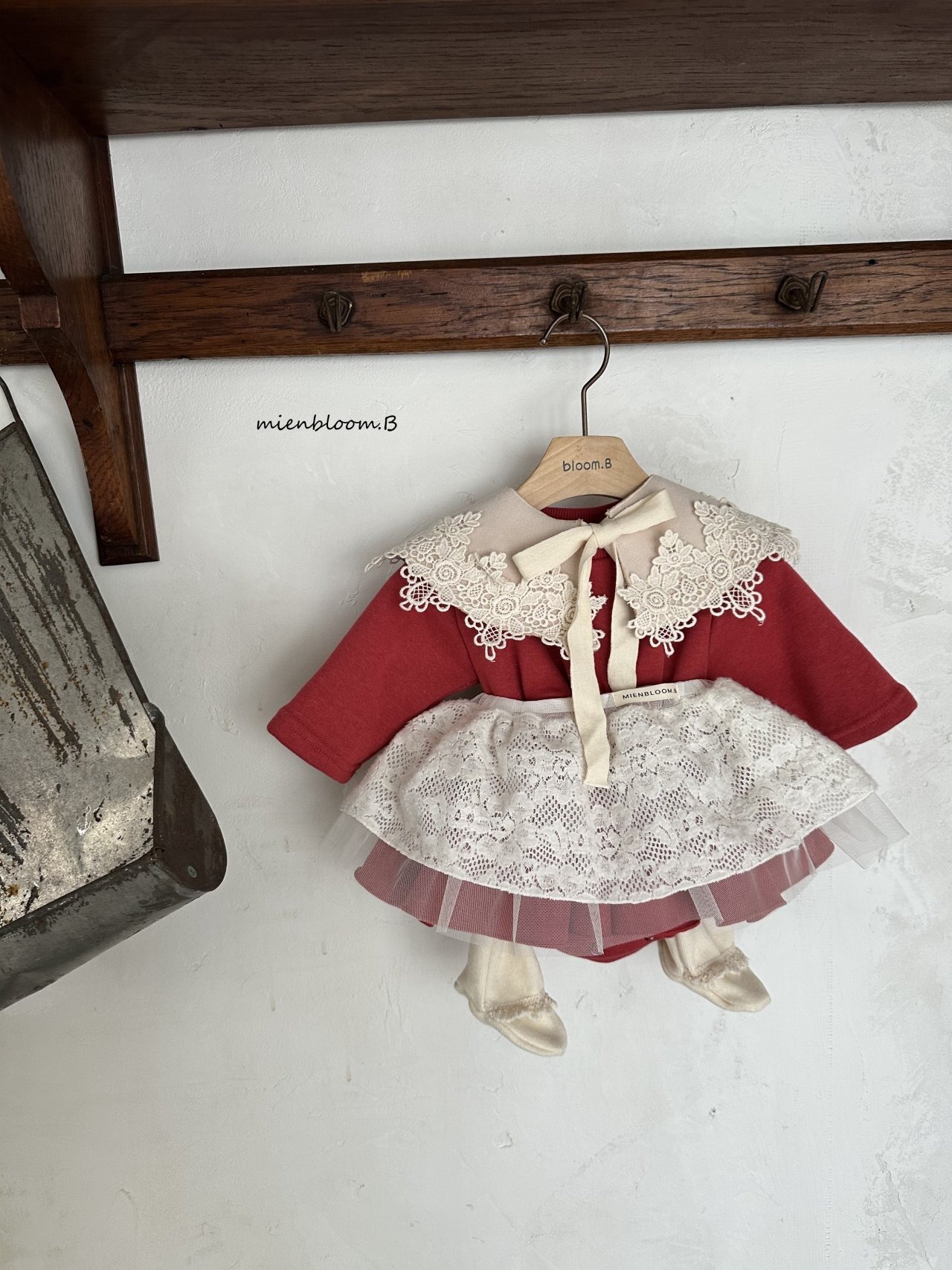 mien bloom B［取寄］chacha suit (bonnet set) 26winter