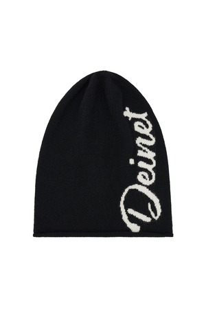 [DEINET] LAMBS WOOL PLAIN BEANIE IN BLACK 正規品 韓国ブランド 韓国通販 韓国代行 韓国ファッション デイネット ダイニット 日本 店舗