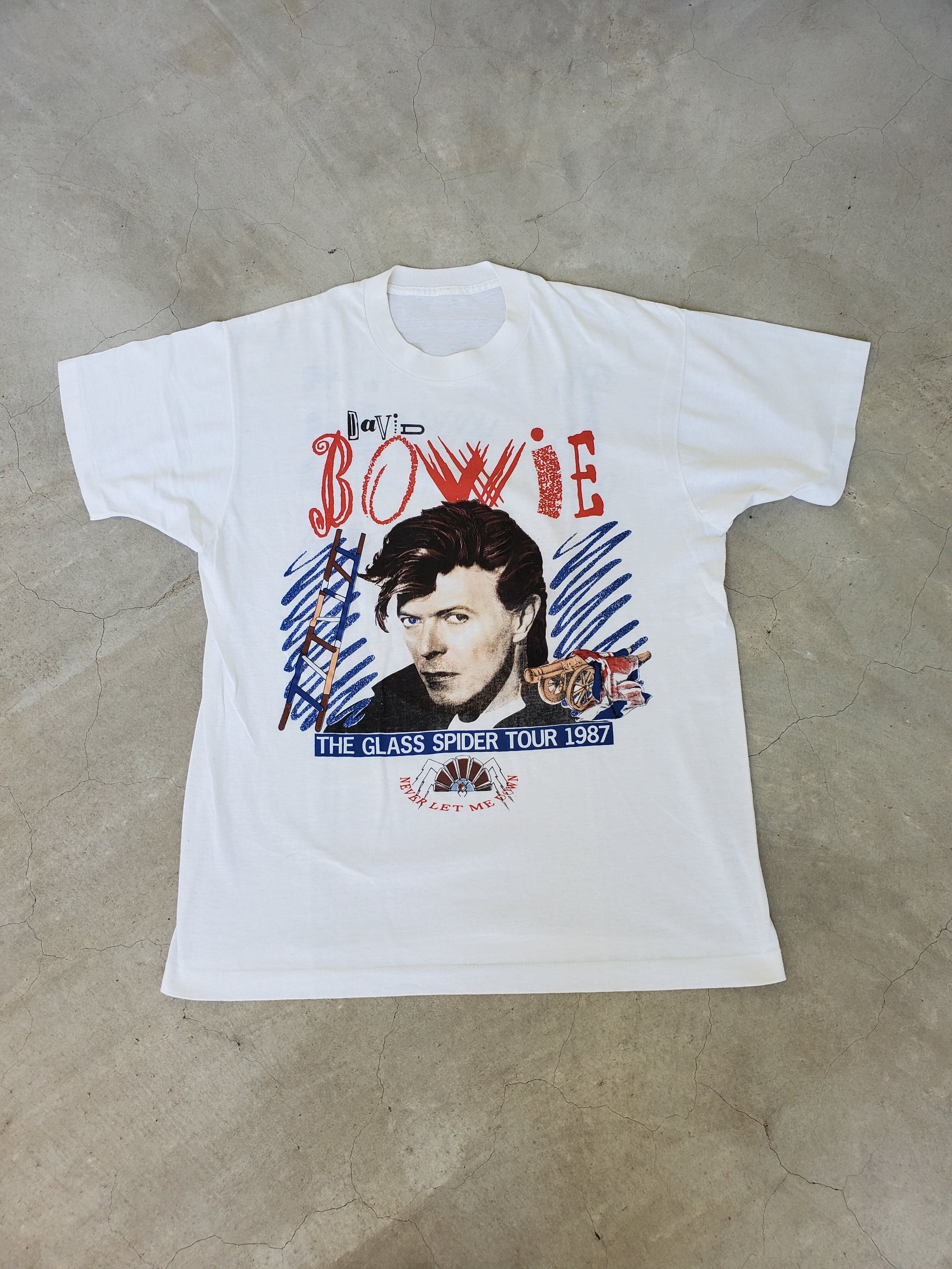 カラーホワイトデヴィッド　ボウイ DAVID BOWIE  ヴィンテージ Tシャツ　菅田将暉