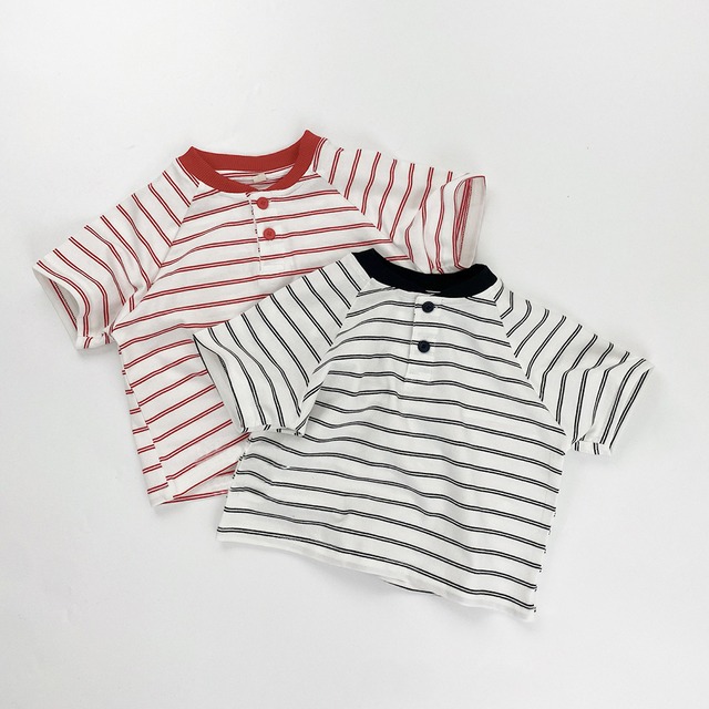 【BABY&KID】夏新作　ボーダーＴシャツ