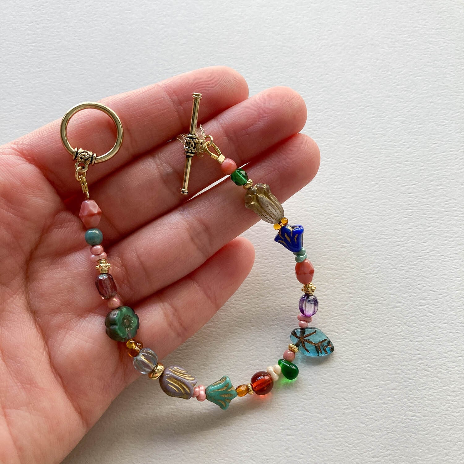 再入荷〉Chii チェコビーズミックスブレスレット | Dua-アクセサリー