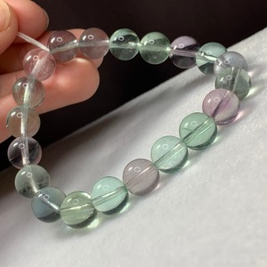 f117.うる艶♪超透明フローライトブレスレット