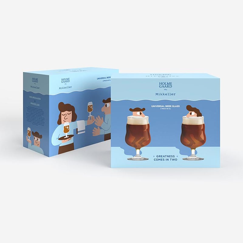 UNIVERSALGLASS 400ml ペア BOX SET［HOLMEGAARD×Mikkeller］ | REAL