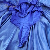 社交ダンス 衣装 スタンダード ドレス ワンピース 青 フリル レース ブルー系 パーティ 発表会 クロッチ ふわふわ スカート 可愛い デザイン エレガント 女性用 ダンス競技 おしゃれ イベント