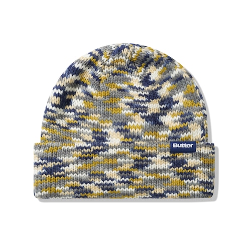 BUTTERGOODS｜Bluff Speckle Beanie -Natural/Navy-