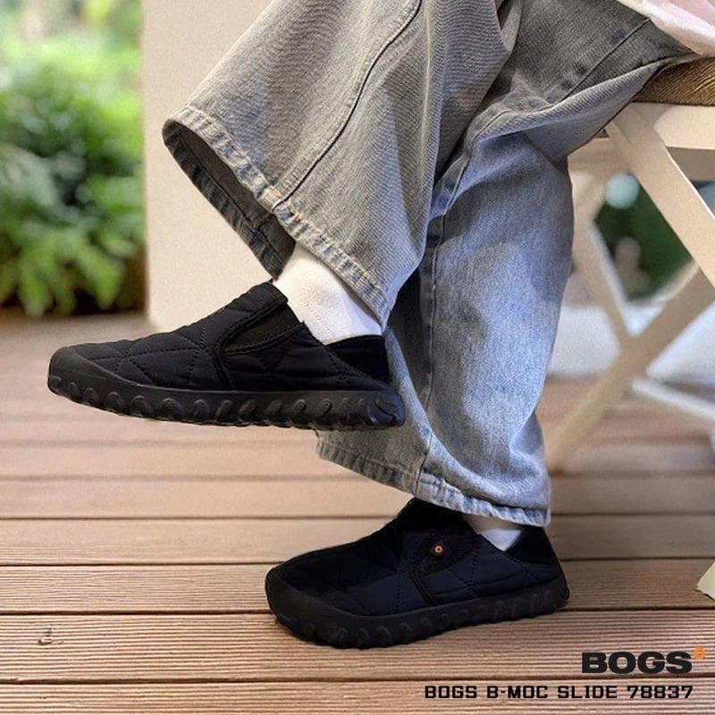 BOGS スノーブーツ メンズ レディース B-MOC SLIDE 全3色 サイズ23