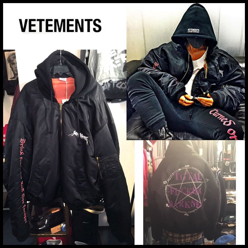 vetements ボンバージャッケット