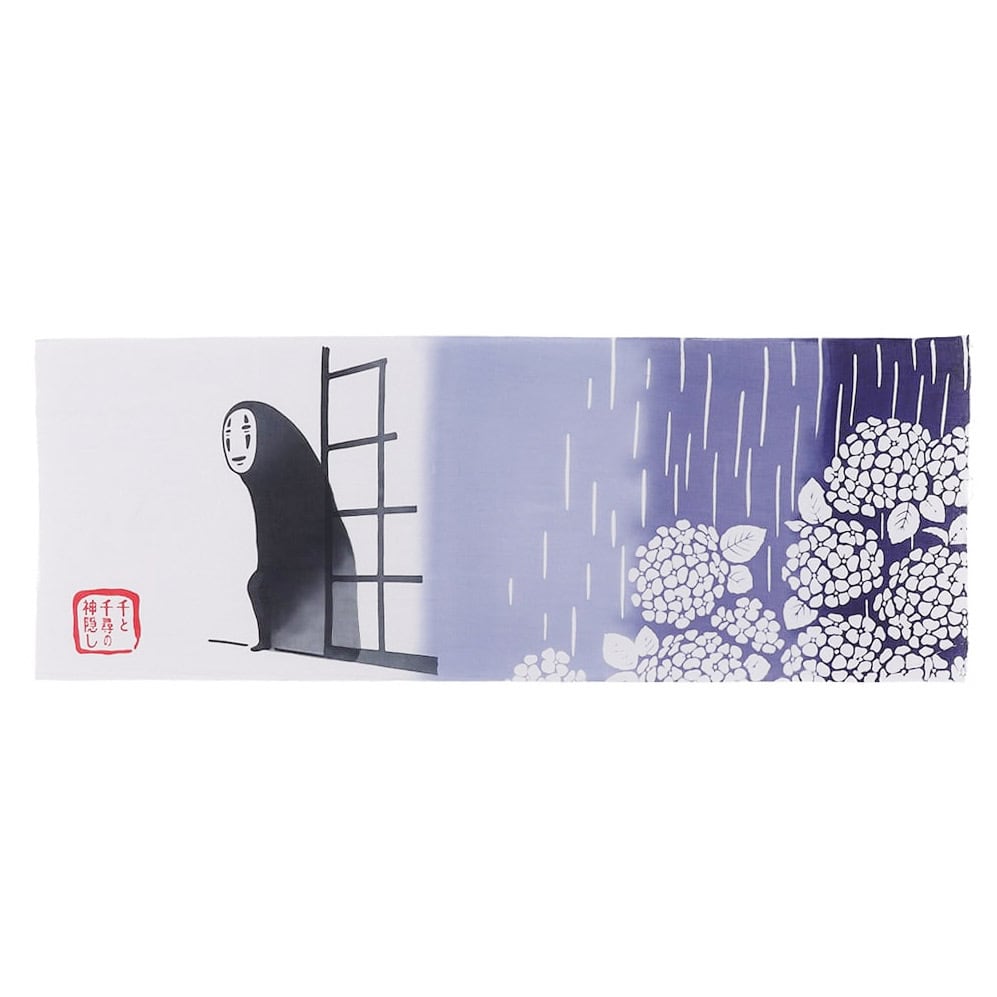 千と千尋の神隠し 本染め手拭い / てぬぐい カオナシの雨の夜(1914)