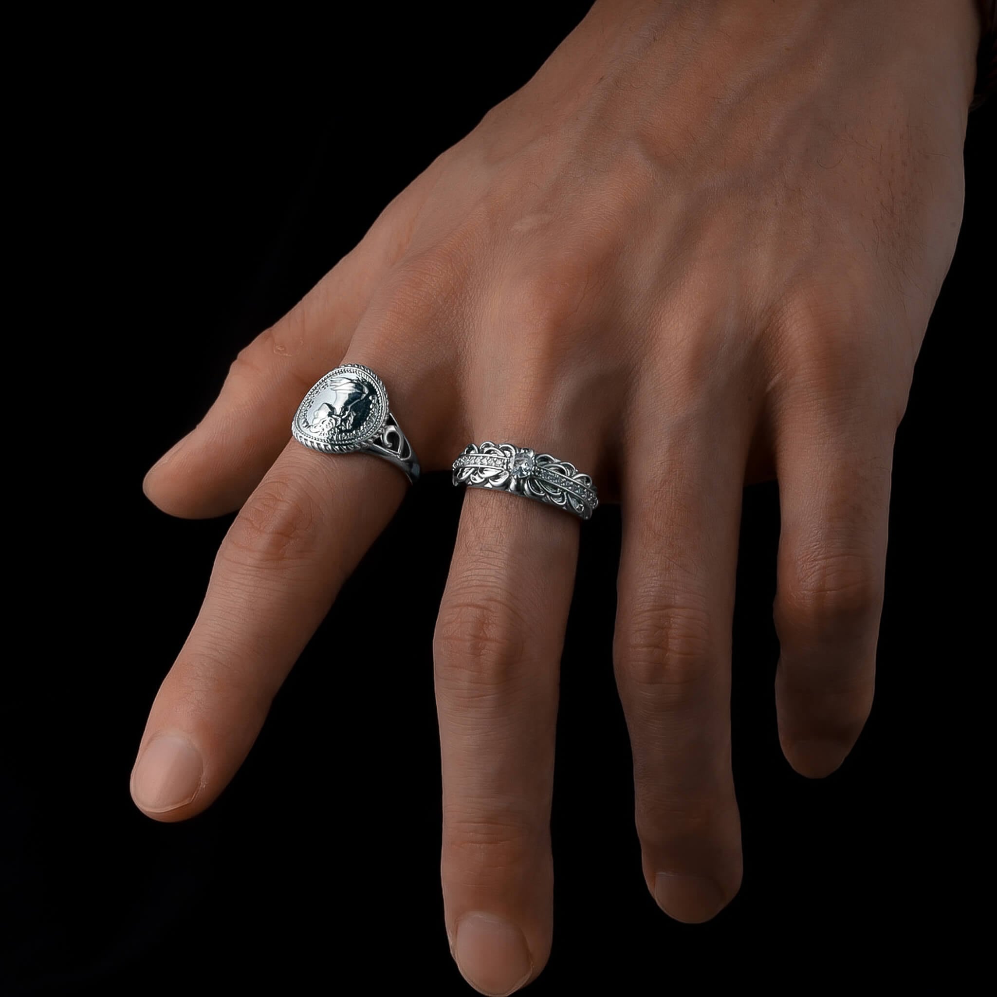 LUXURY CROSS SERIES-zirconia cross ring VR1-46 | VERIELA