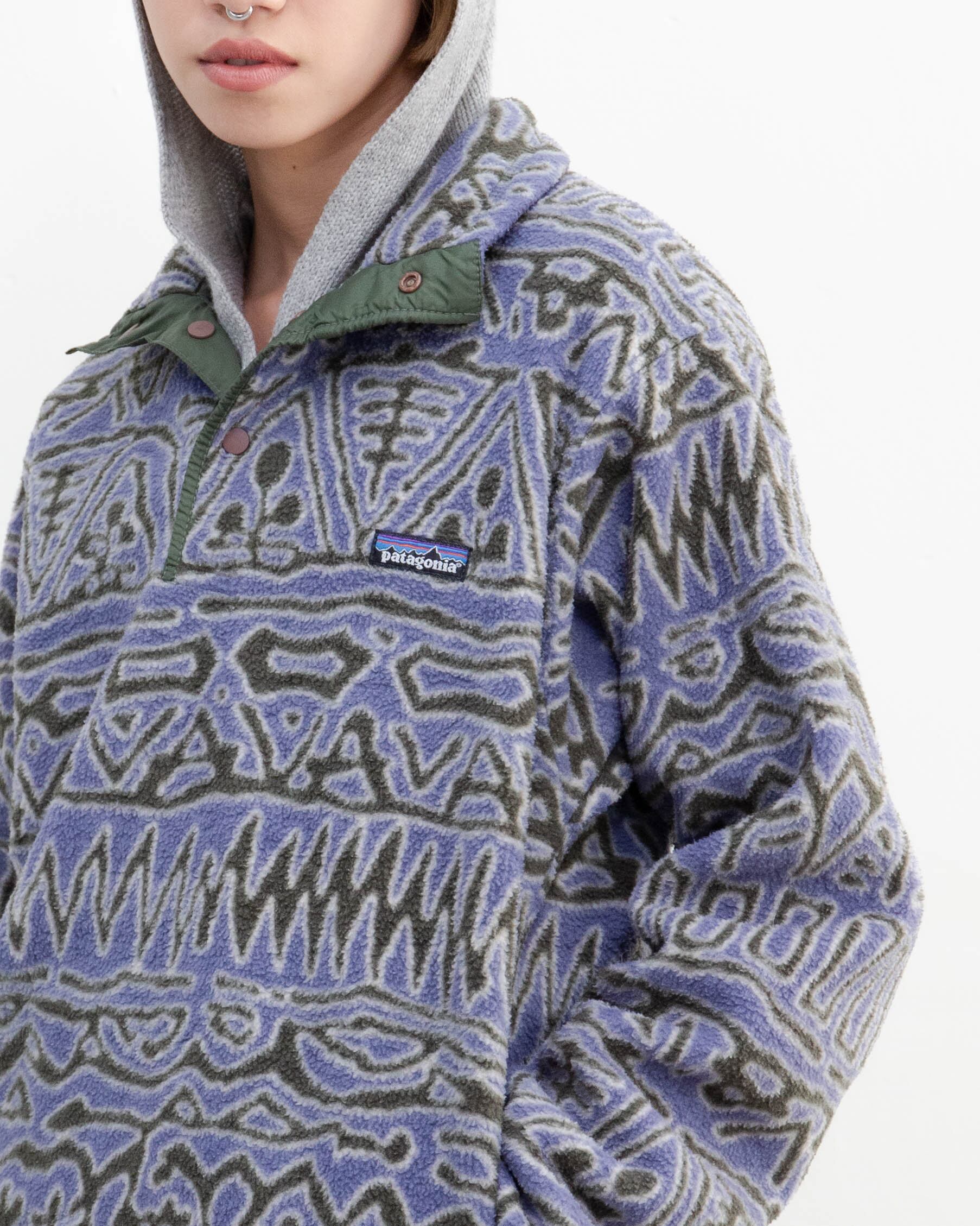 T*A様 Patagonia Synchilla SnapT グレー×ネイビー Patagonia Lightweight Synchilla Snap-T pullover fleece, Nickel