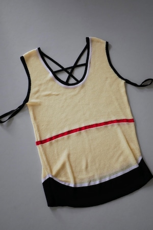 ritsuko karita Tank top knit vest