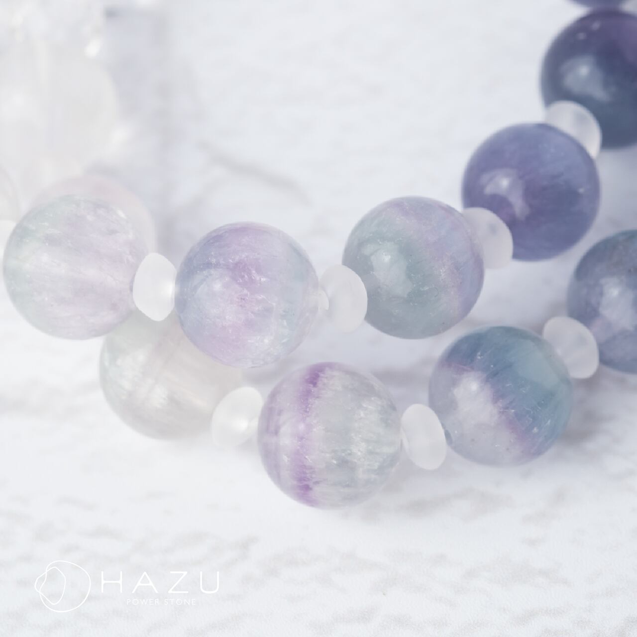 ラビットヘアフローライト［フローライト／水晶］ | 天然石HAZU