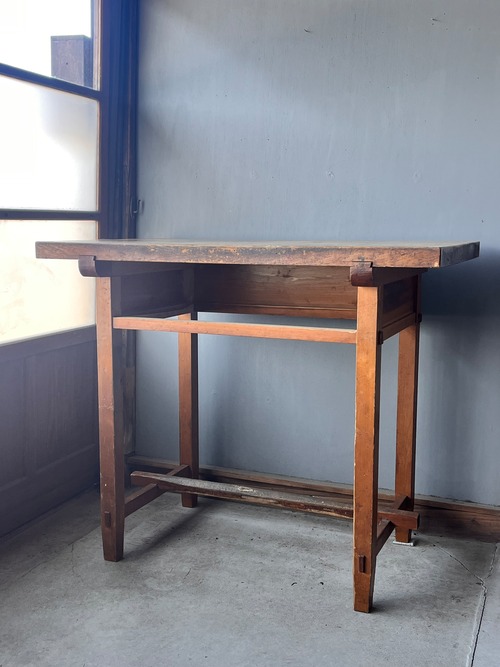 使い古された机