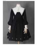 シスター風ゴシックワンピース Gothic