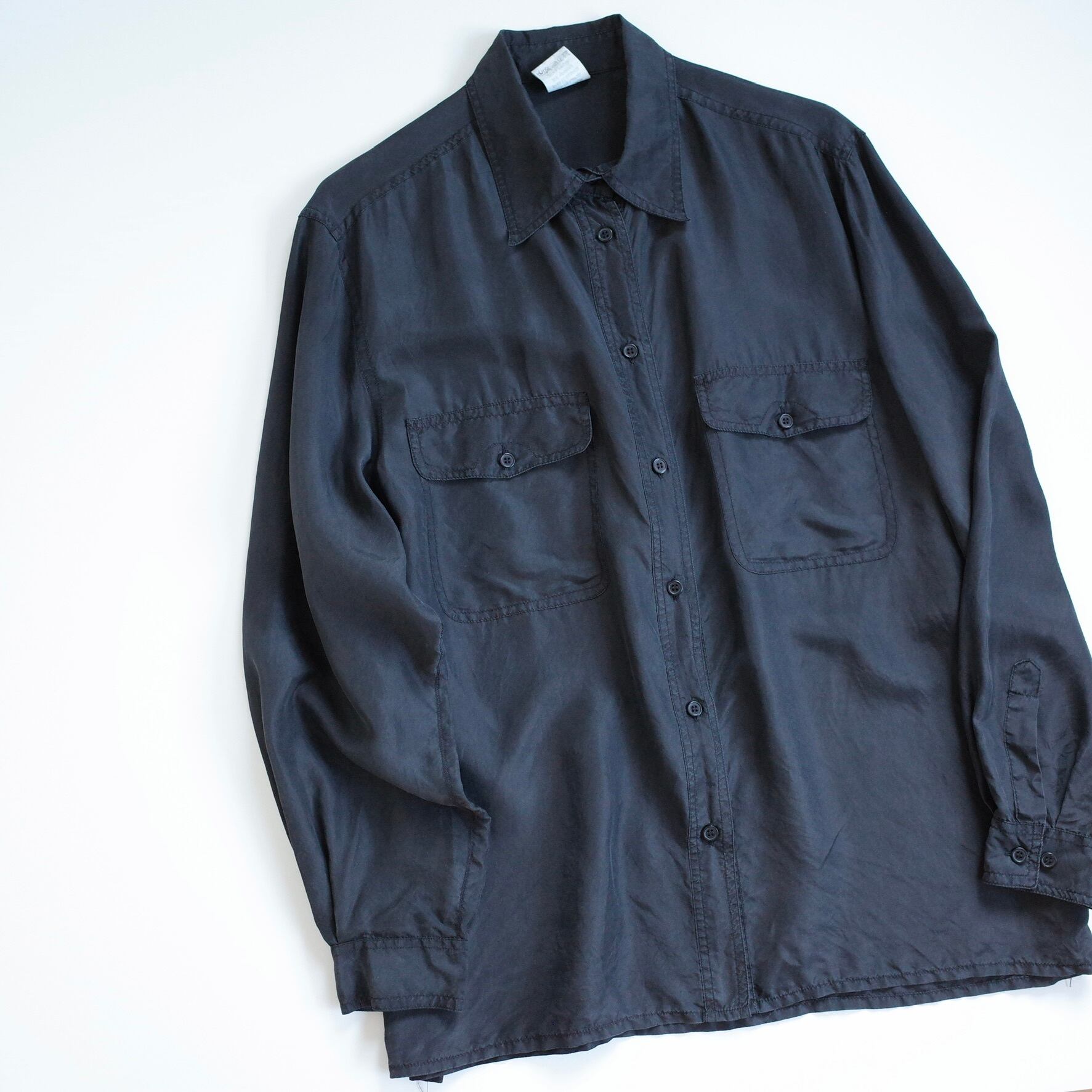 L/S silk shirt