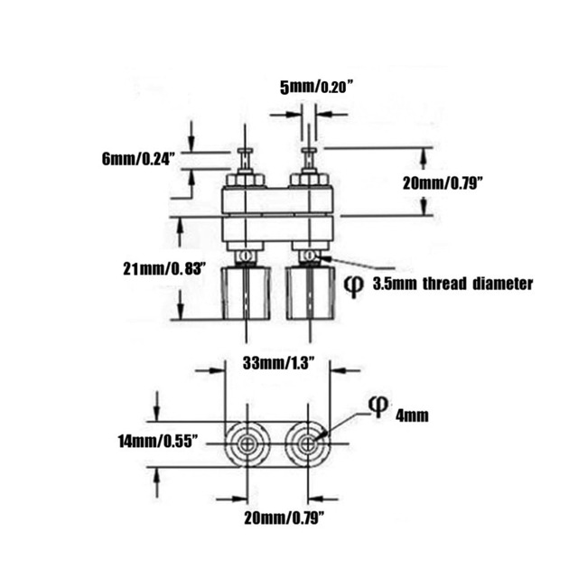 Borsuer バナナプラグ 金メッキ スピーカーターミナル 4本セット ねじ込み式のバナナプラグ 端子 ソルダーレス スピーカーケーブル スピーカーワイヤー 壁プレート用