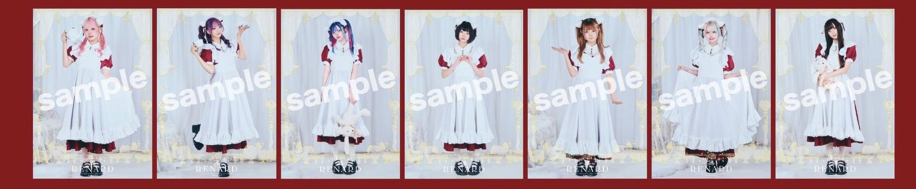 NANIMONO】atelier renard赤メイド服 アクスタ+赤メイド服ブロマイド