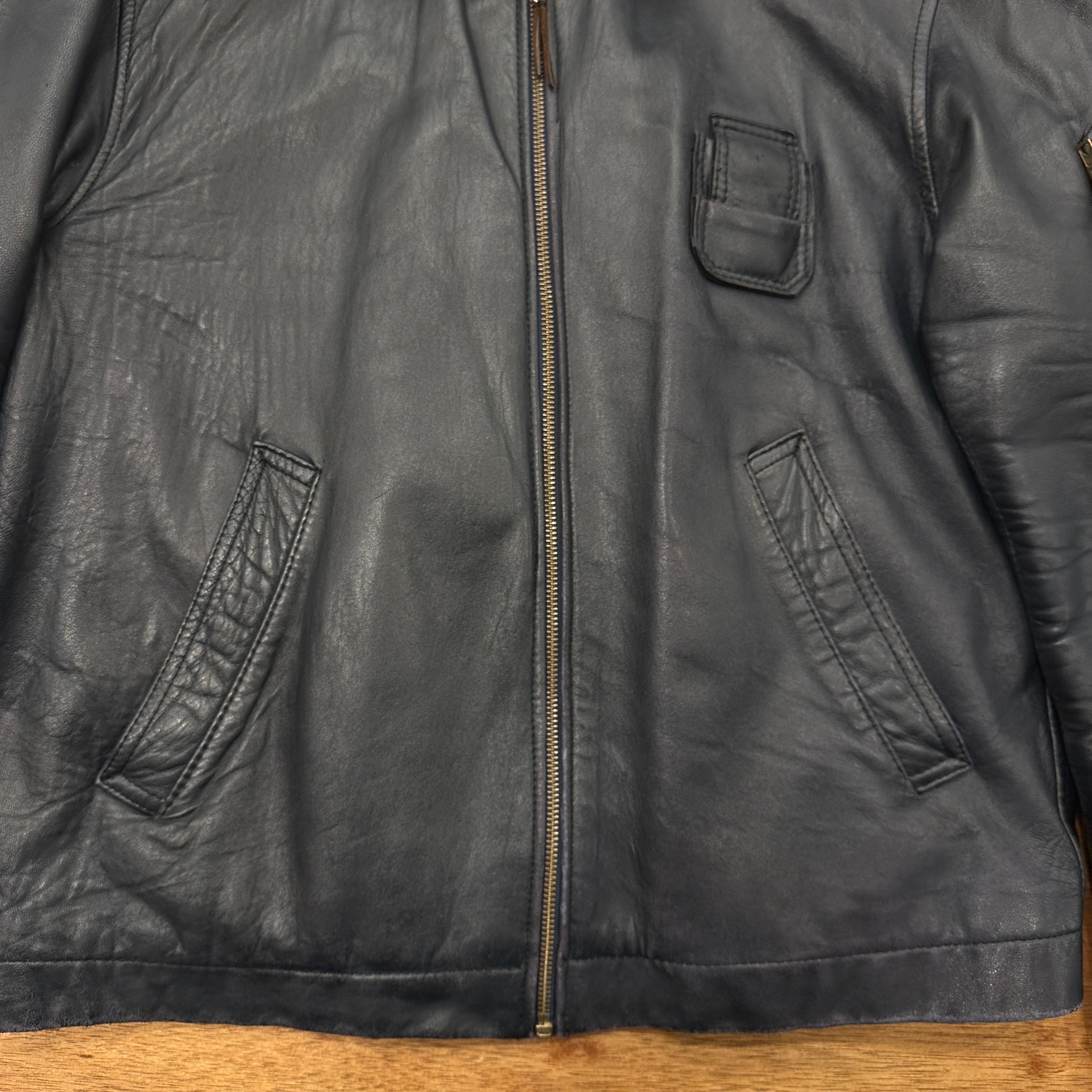FRENCH VINTAGE PILOT LEATHER JACKET 民間 ⑧ | safarionline