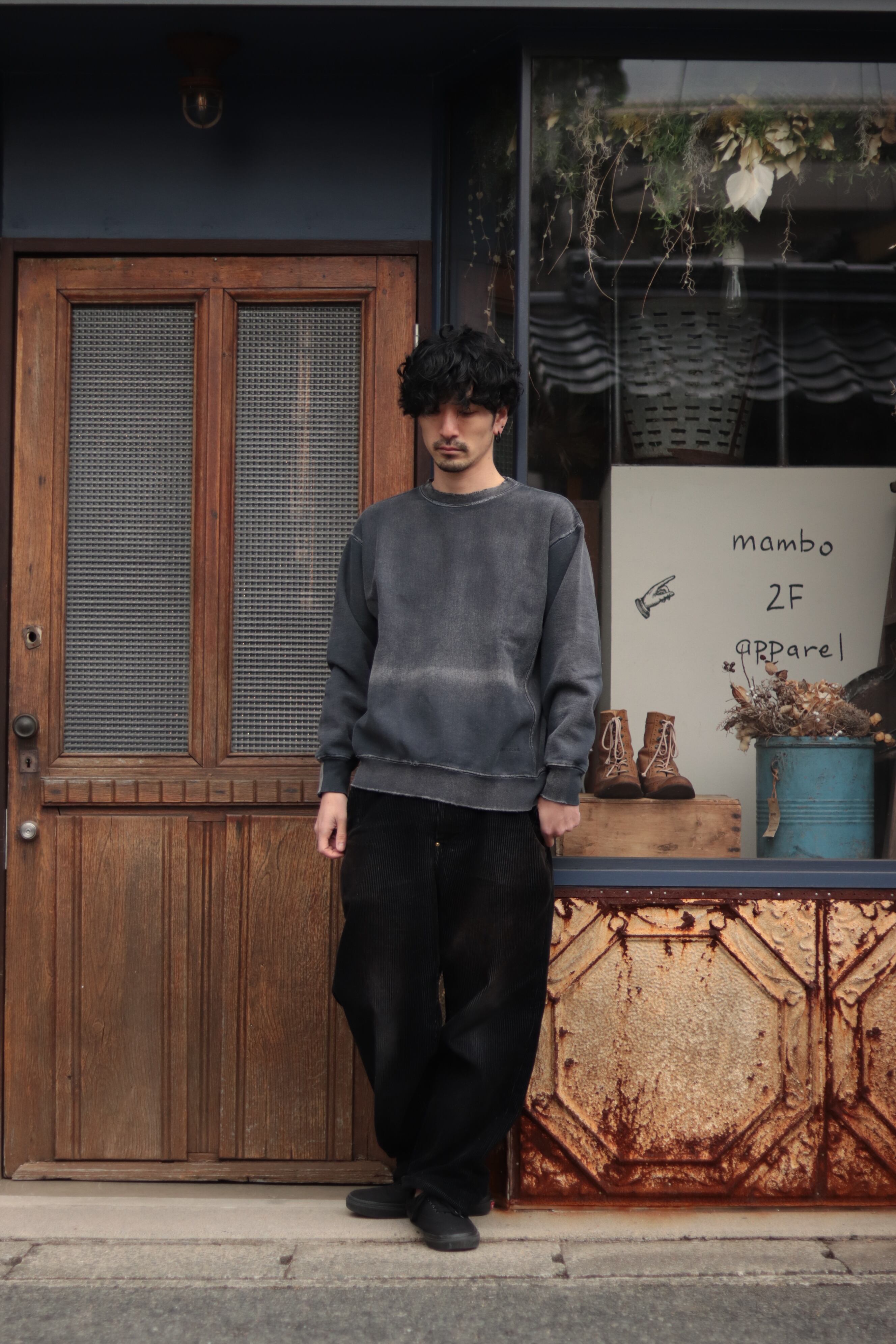 ANACHRONORM/アナクロノーム AGING BLACK SULFUR DYEING REVERSE ANACHRONORM/アナクロノーム AGING BLACK SULFUR DYEING REVERSE