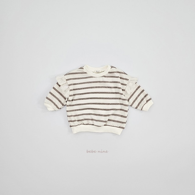 *即納* bebenine ボニーフリルスエット