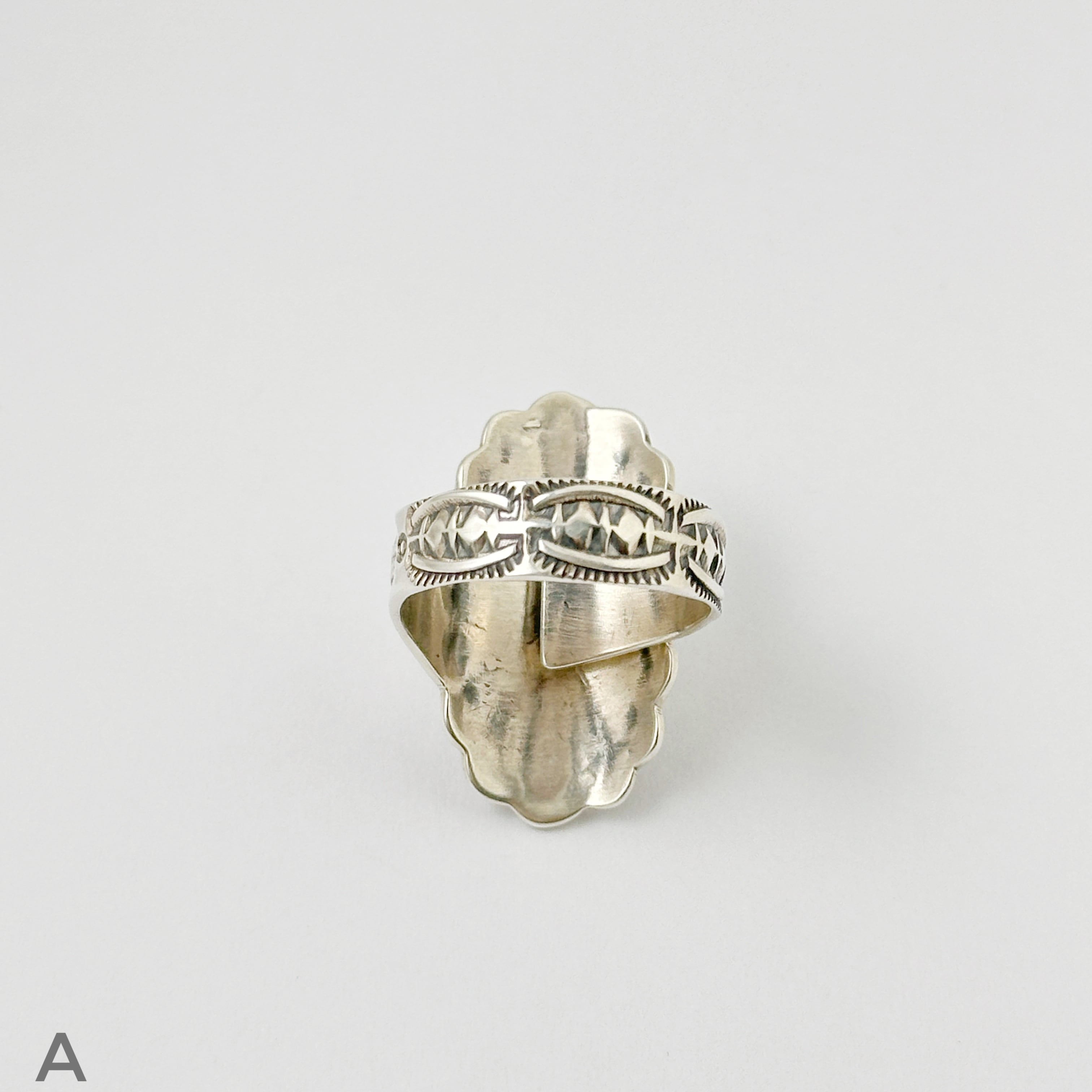 Indian Jewelry】ゴールデンヒル ターコイズ フリーサイズ リング 指輪