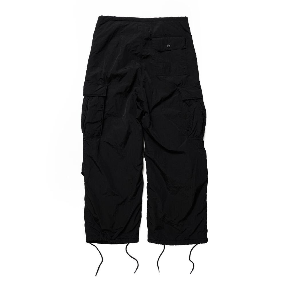 25SS】doublet OVER DYE NYLON CARGO PANTS(BLACK) 25SS09PT298 | Pay ID