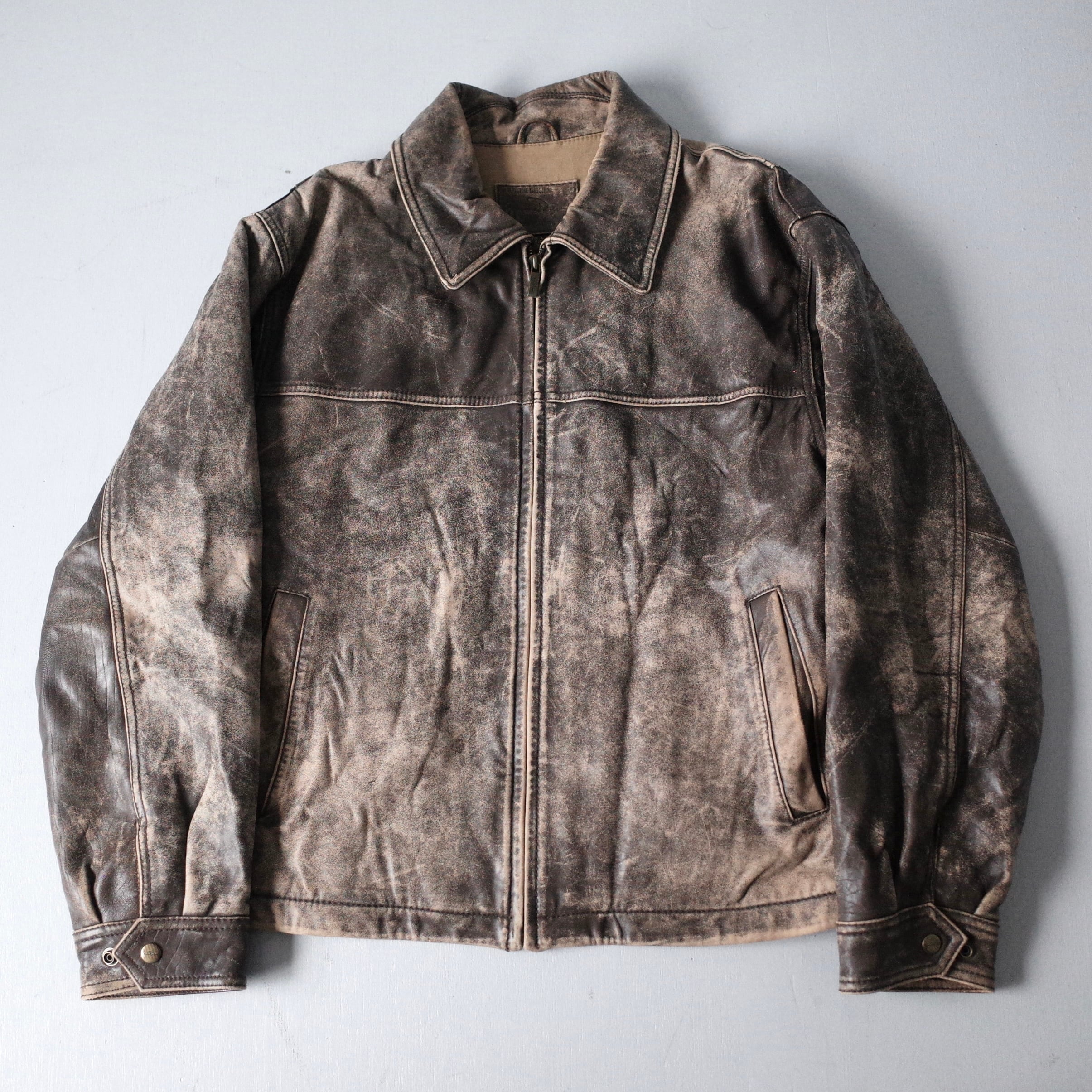 80s WHIPP 本革 スエード レザー トラッカー ジャケット M / 80年代