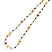 趣のあるデザインネックレス K14gf 希少色 翡翠 メガネ留め デザイン ネックレス 60cmA貨翡翠 jd_ne1009