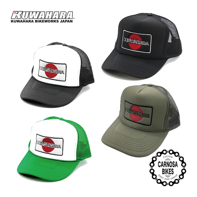 【KUWAHARA】Trucker Mesh Cap [トラッカー メッシュキャップ]