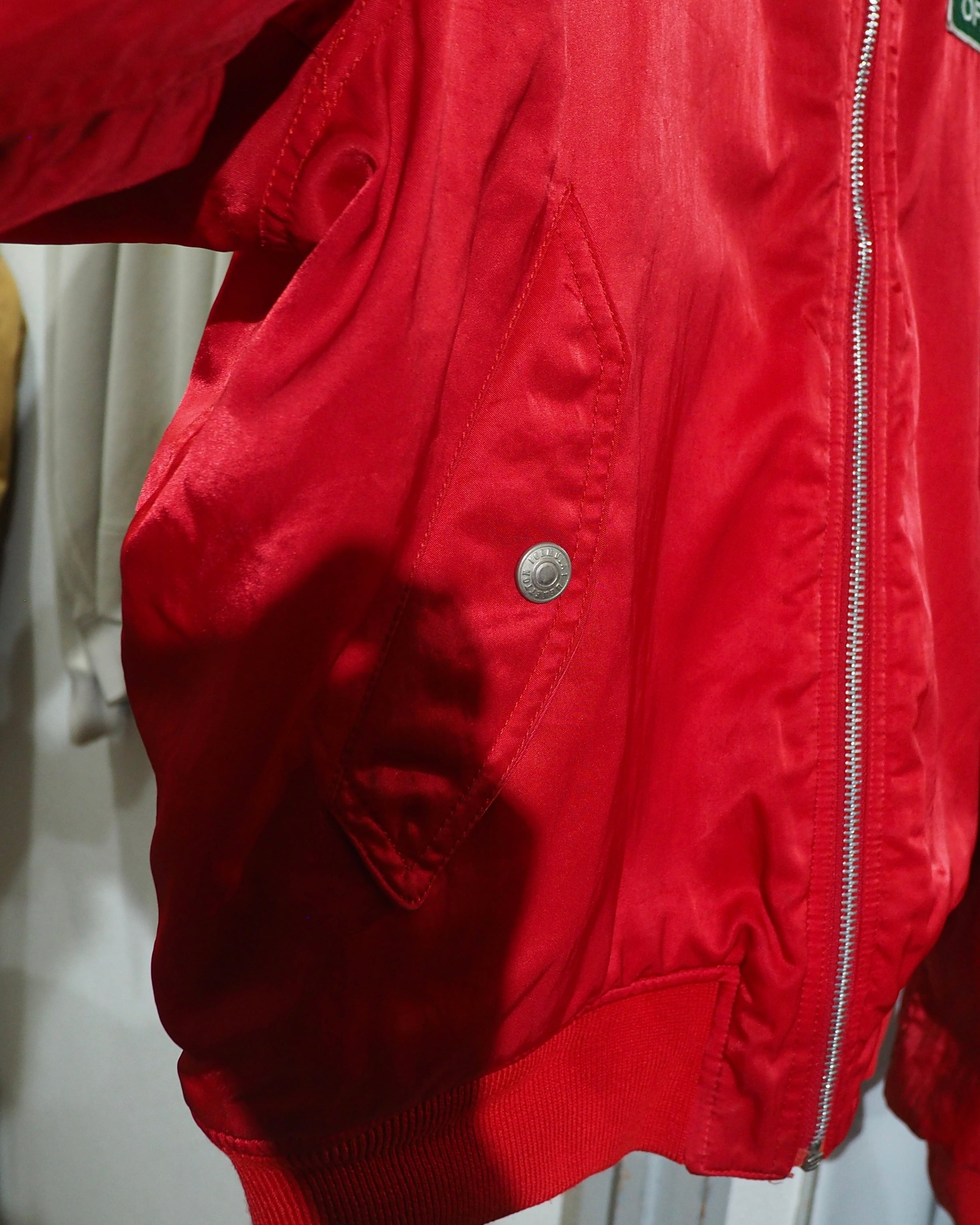 1990s ” UNITED COLORS OF BENETTON ” 2way Reversible Vintage Loose MA_1 Flight Jacket