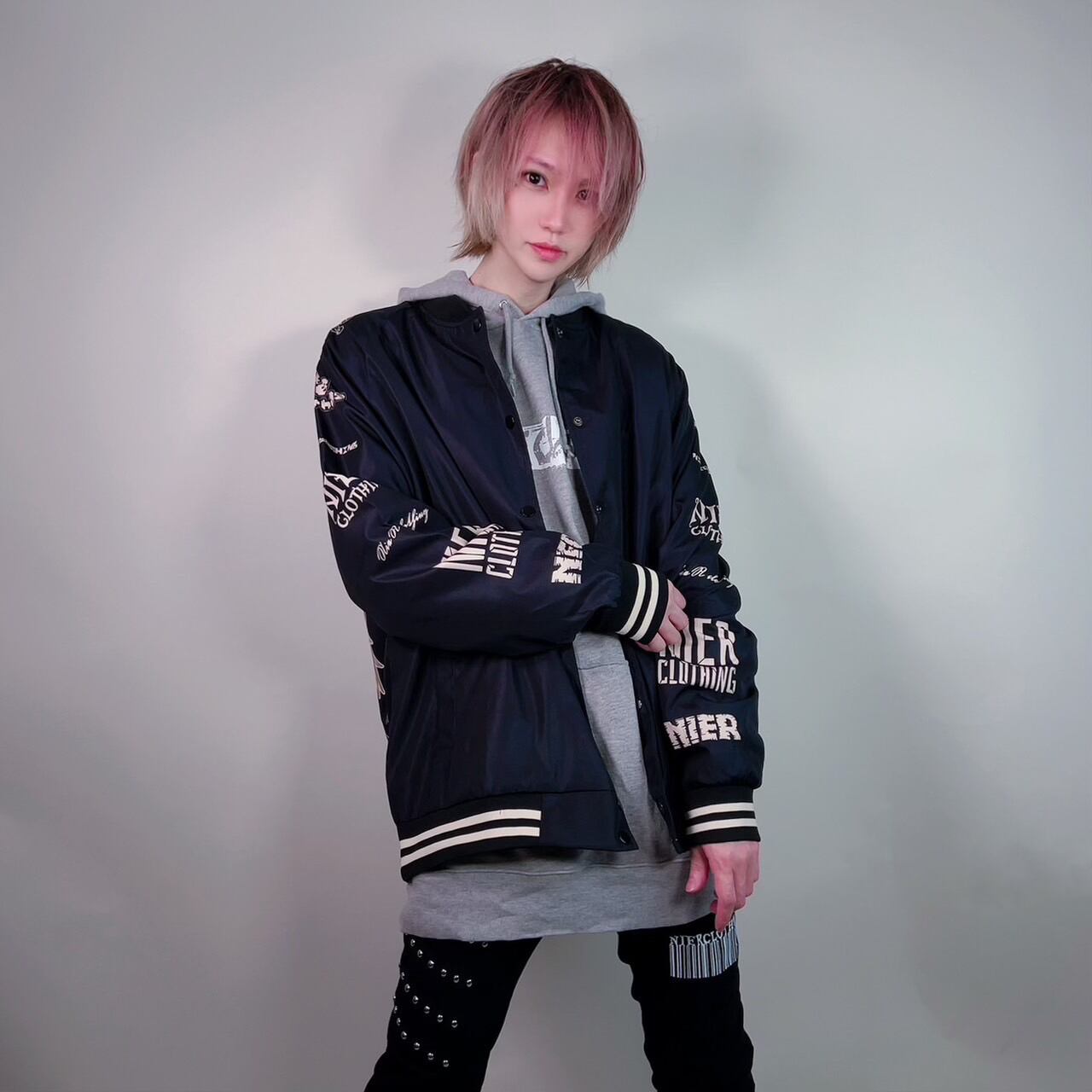 高品質 内ポケット付きBLOUSON JACKET【擬人化ミケ】 | NIER CLOTHING powered by BASE