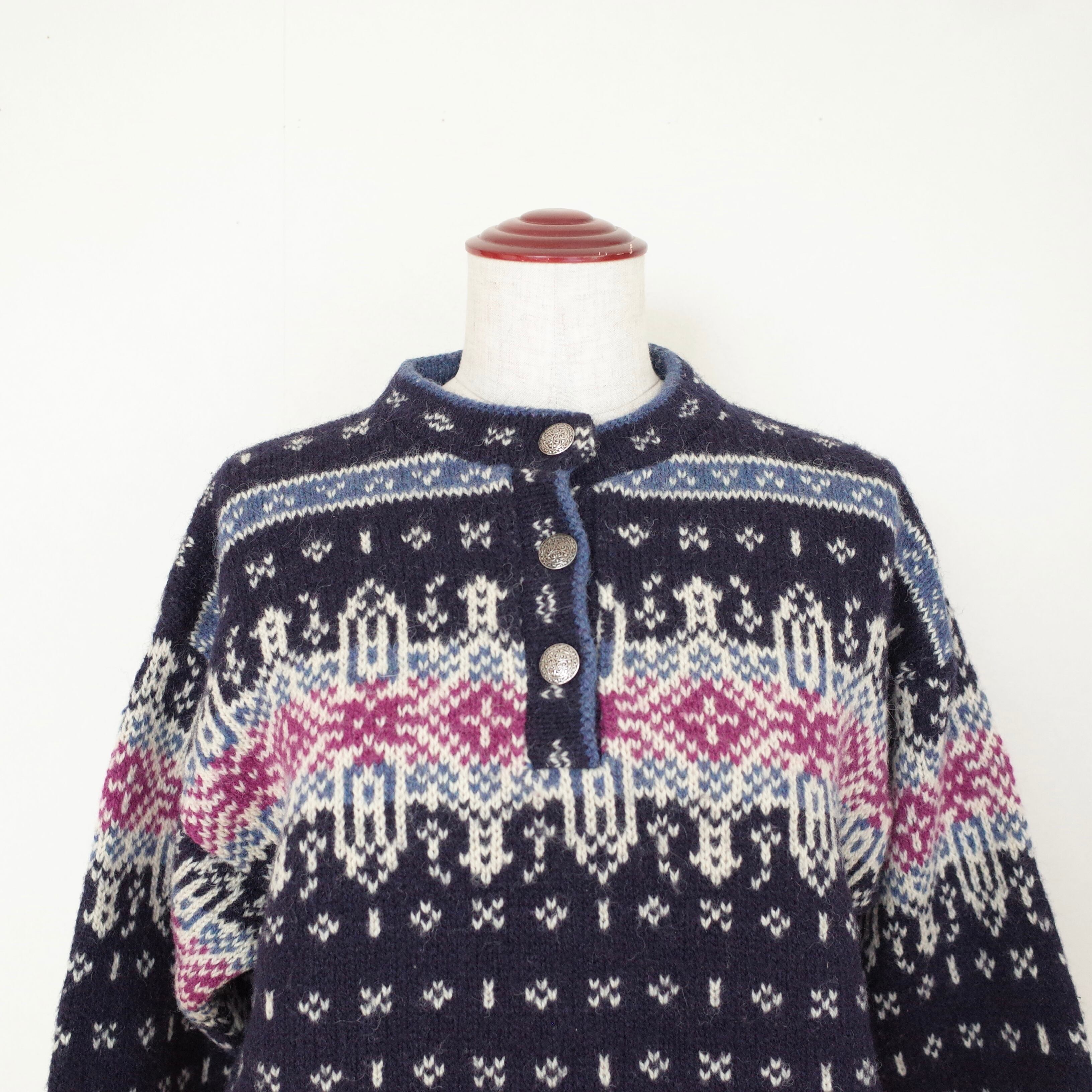 80s L.L.Bean nordic knit sweater