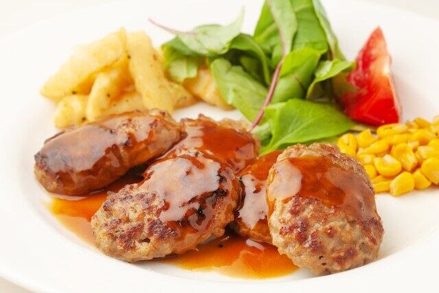 《送料無料》ミニハンバーグ(30gx33個前後入) 2kg(1kg×2p)