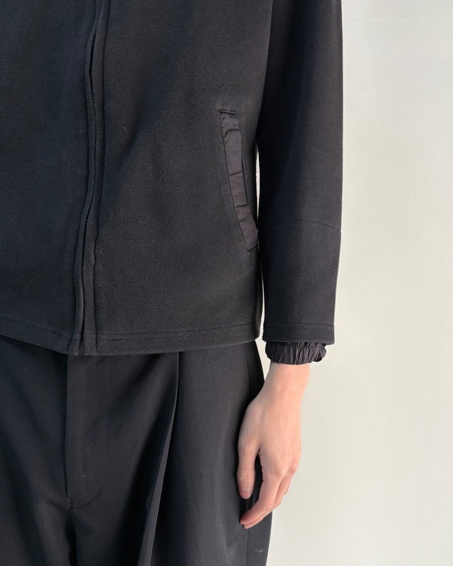 【PRADA SPORT】nylon switching zip up hoodie