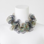 J_O×FUMIE=TANAKAアートオーガンジーネックレス【Borderless×Craftsmanship】